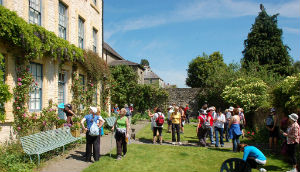 Tourists in Kildrought House gaardens, Celbridge